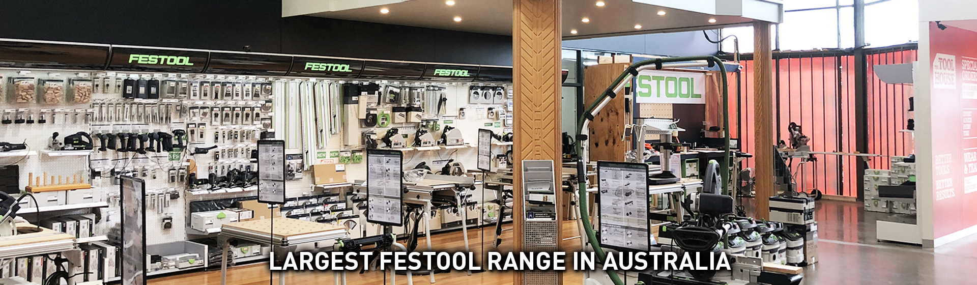 Largest Festool Range